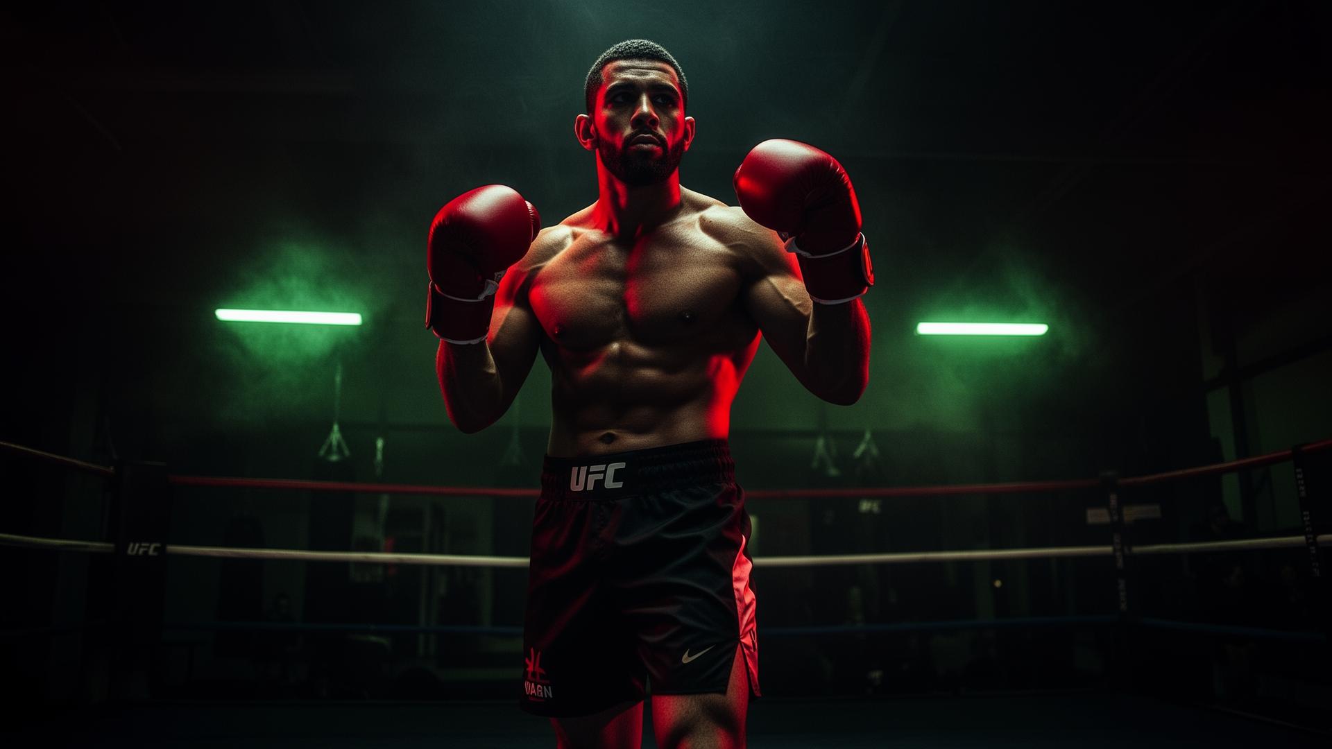 Champion boxer training in Inezgane Morocco